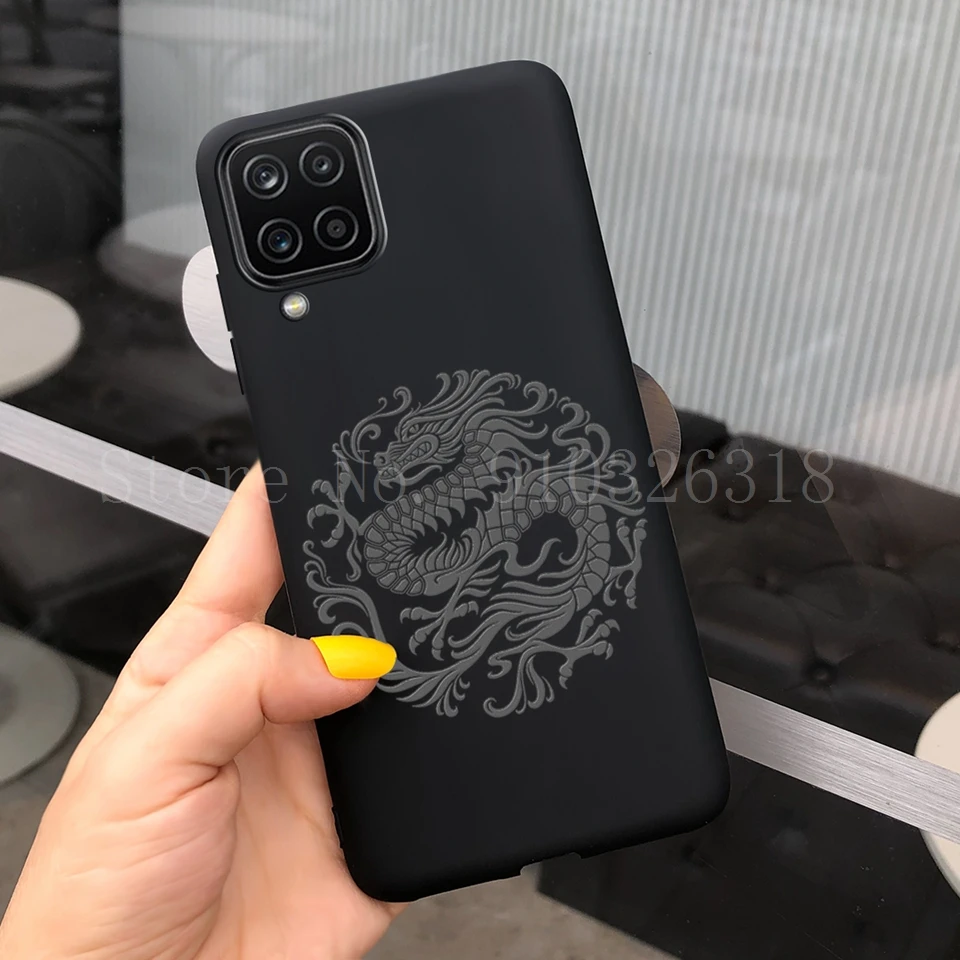 Dragon Case Cover For Samsung Galaxy A12 A125F A32 A42 A81 Cases Soft Silicone Back Cover For Samsung A32 4G GalaxyA42 A 12 a81