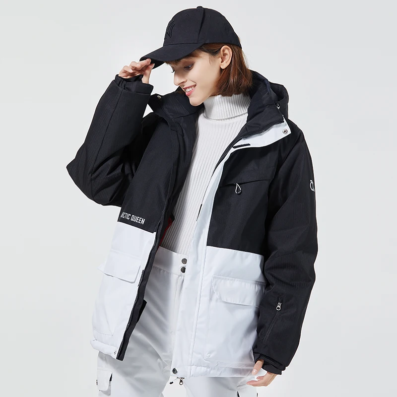 Женская куртка для сноуборда зимние женские куртки Толстая теплая