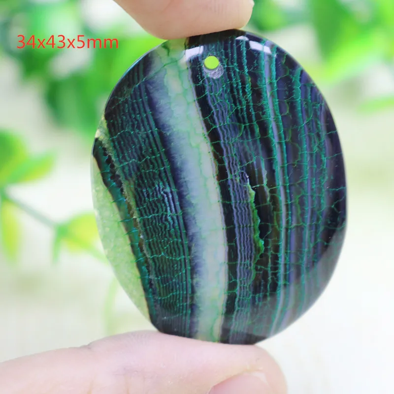 34x43x5mm Натуральные Агаты "вены дракона", многогранные подвески, каменные бусинки для изготовления ювелирных изделий, 1 шт., очаровательные каменные бусинки - Цвет: 34x43x5mm