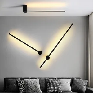 Simple Modern LED Wall Lamp Bedroom for Home Decor Mirror Wall Light Office Hotel Living Dining Room Indoor Lighting Wall Sconce