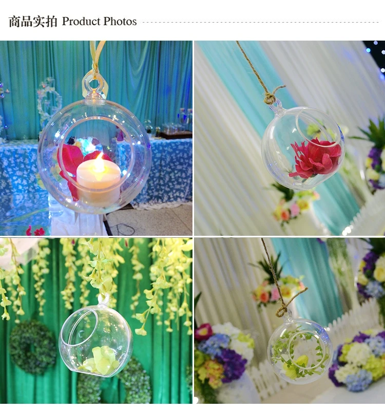 Прозрачный акриловый шар для вазы, чаши, висячего террариума для воздушных растений, контейнера для свечей и декорирования свадебной вечеринки на дереве Манзанита.