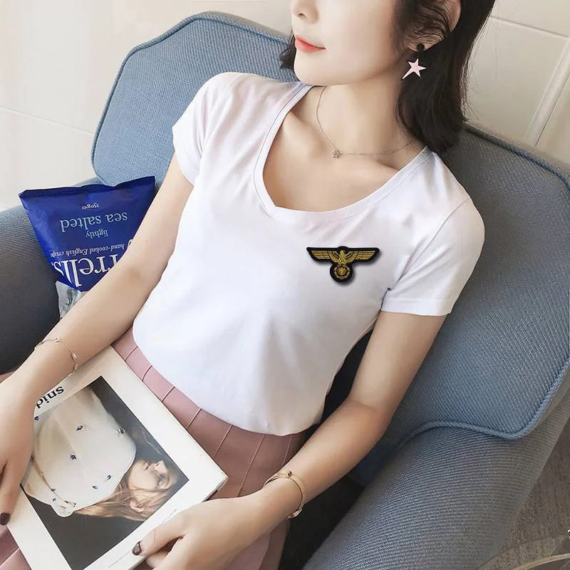 Немецкая тканая нашивка с вышивкой орла WW2 | Украшения и аксессуары