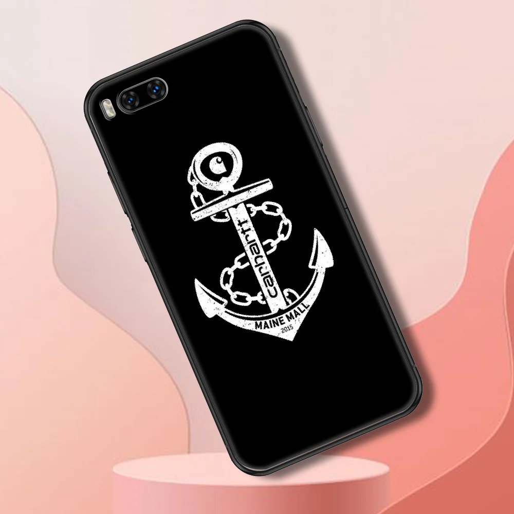 

designer famous carharttes brand Phone case For Xiaomi Mi Max Note 3 A2 A3 8 9 9T 10 Lite Pro Ultra black painting Etui tpu