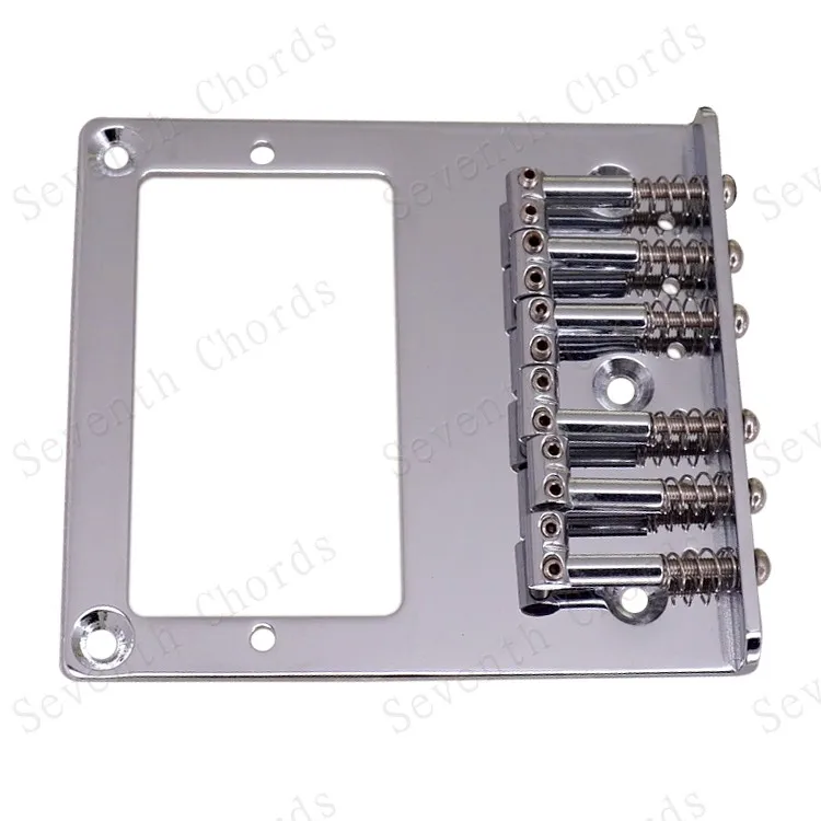 L Shape Saddle Double Coil Pickup Mounting Hole 6 Bridge for TL Electric Guitar | Спорт и развлечения