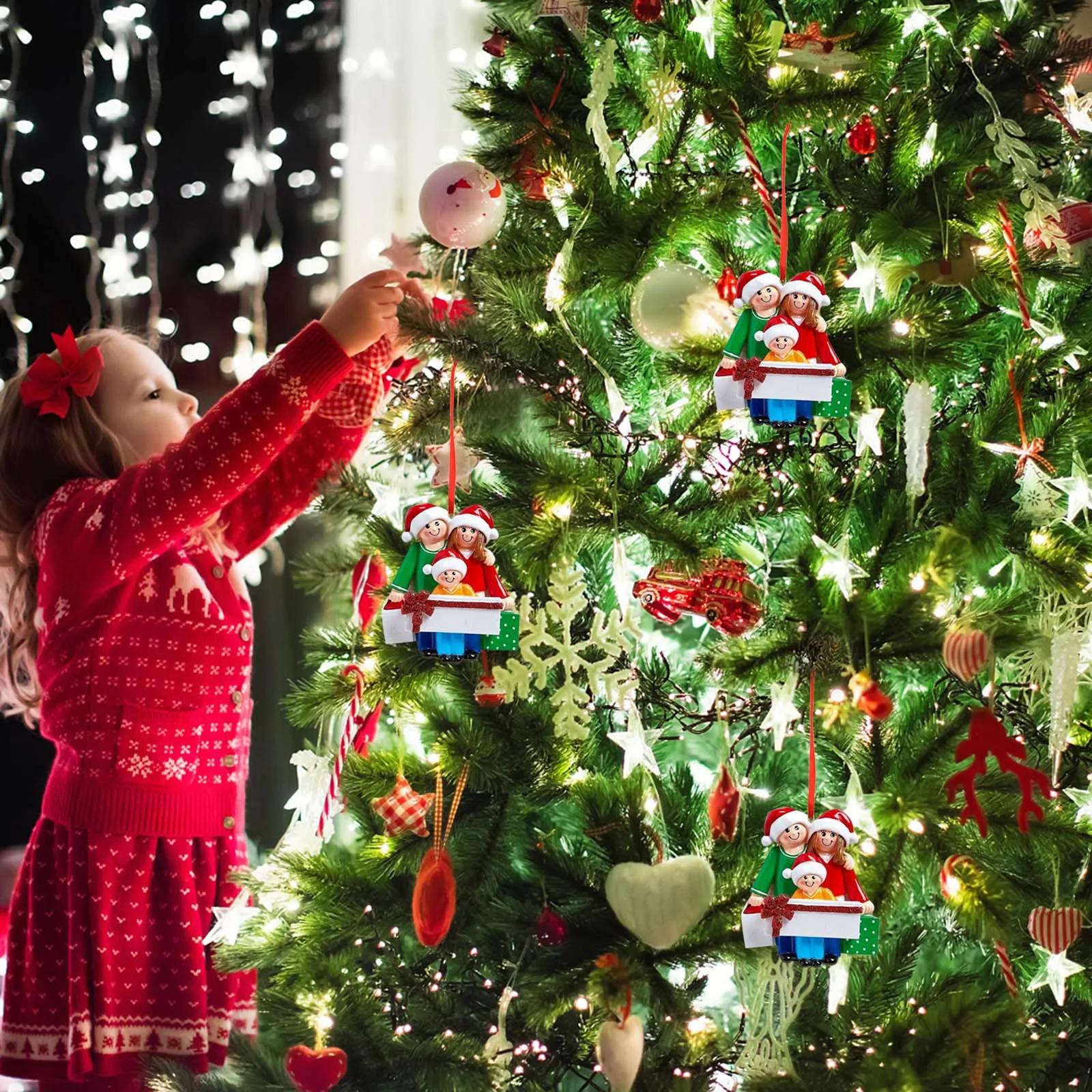 

Personalized Survived Family Ornament 2022 Christmas Decorations DIY Name Blessing Christmas Tree Hanging Pendant Keepsake PVC