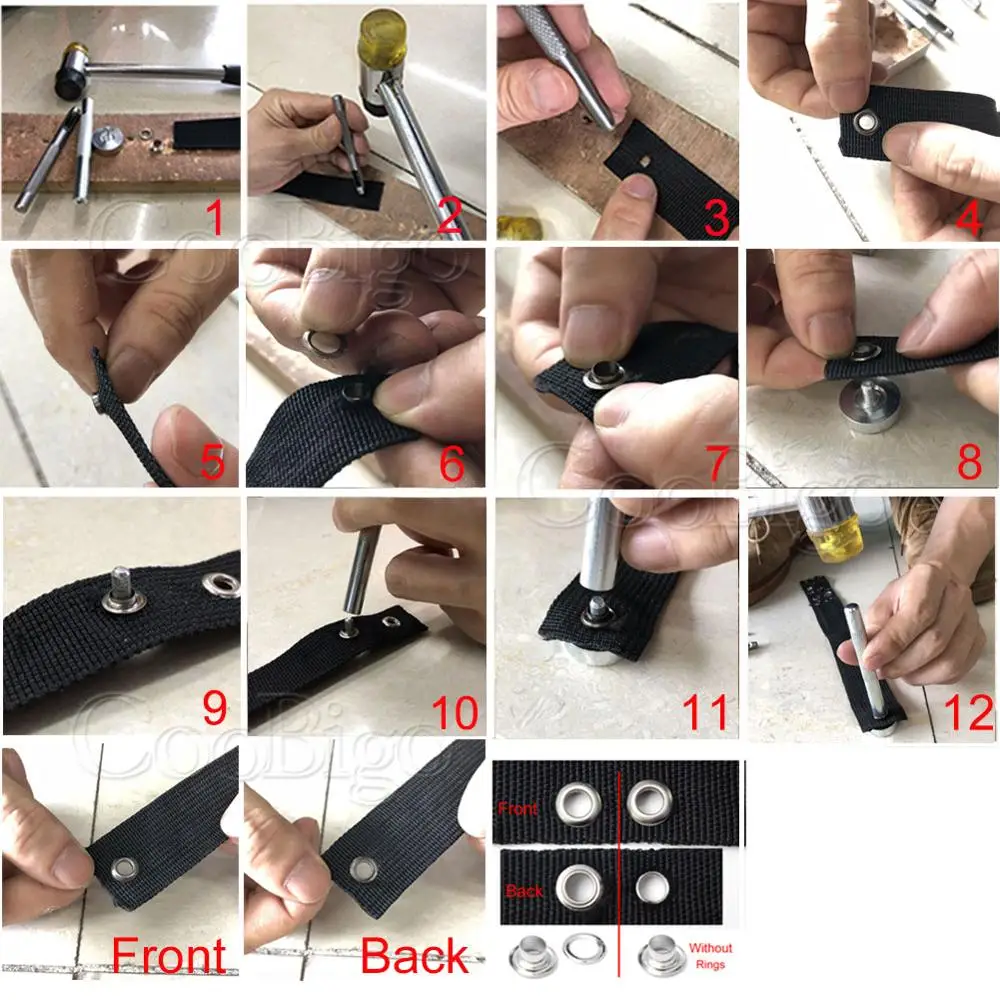 Люверсы Дырокол пресс форм ушко умирает инструмент металлические кнопки