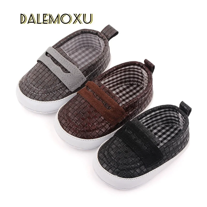

Baby PU Leather Woven Boy Girl Sneakers Toddler Soft Sole Anti-slip First Walkers Infant Newborn Footwear Crib Shoes Moccasins