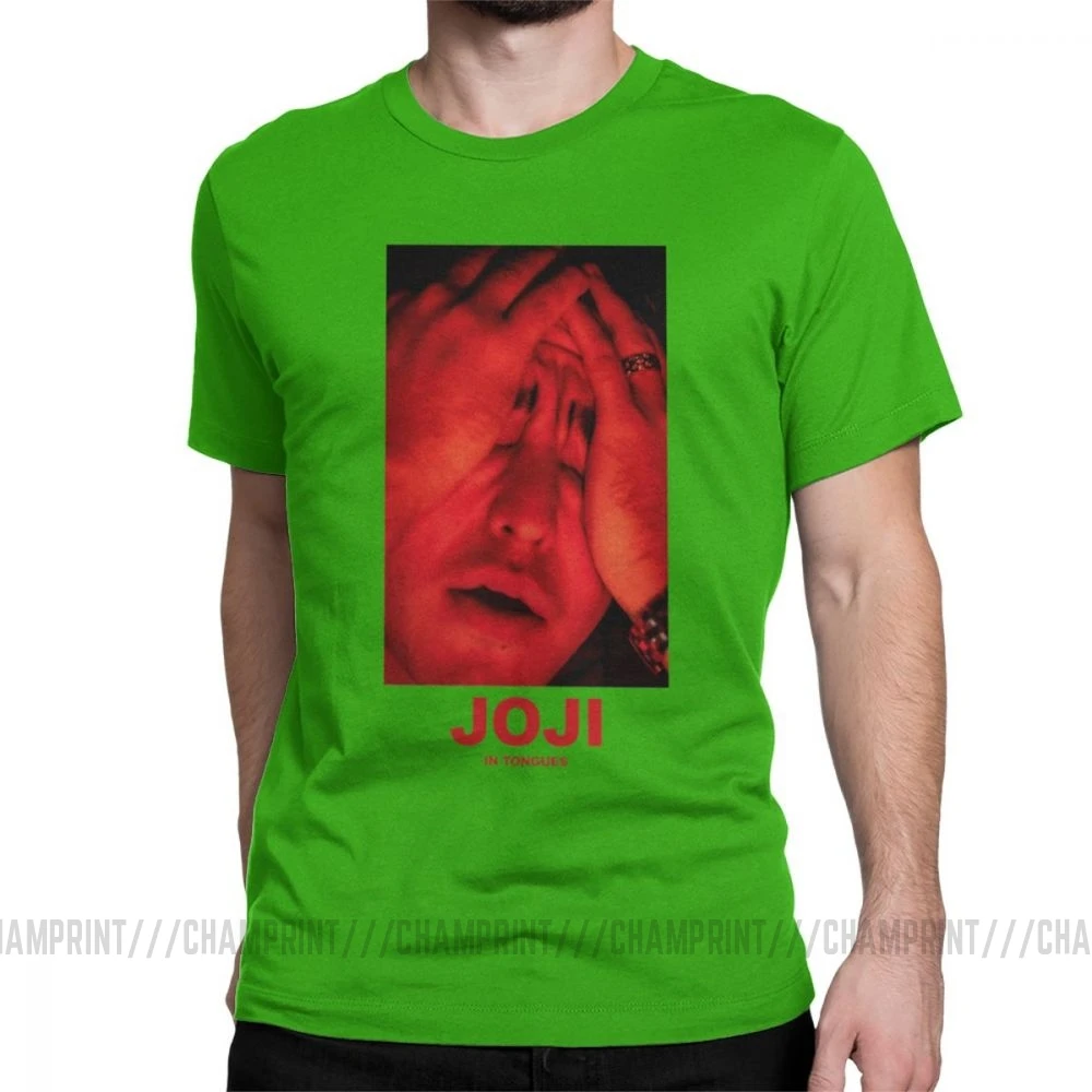 Мужская футболка Joji, грязный Франк, розовый Guy Meme, японский Ютуб, хлопок, безумные футболки с коротким рукавом, летняя футболка - Цвет: Зеленый