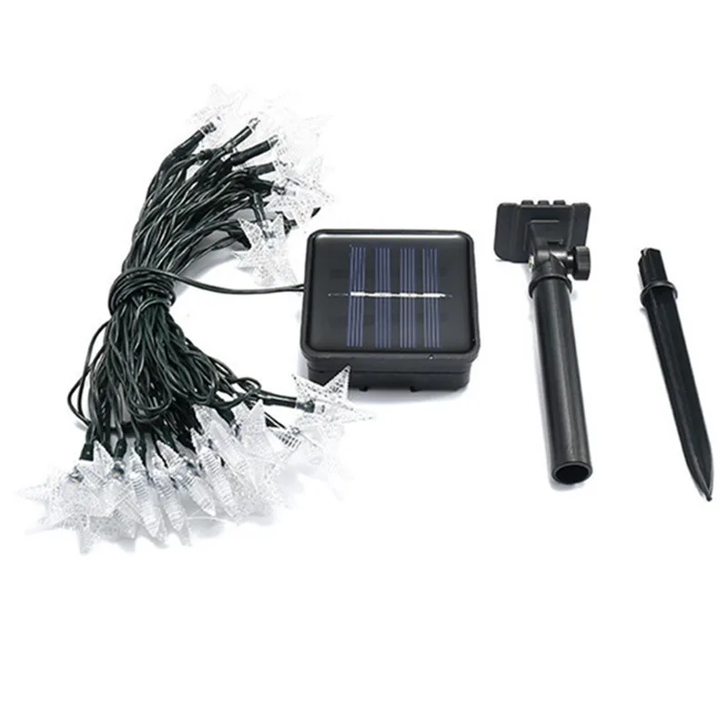 

Solar LED Star String Light 20/30/50LED Outdoor Waterproof Christmas Fairy Garden Lights Patio Landscape Lamp Holiday Decoration
