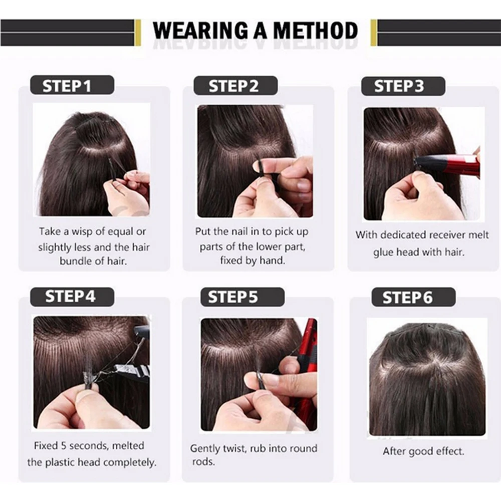 Профессиональное наращивание волос инструмент коннектор для Кератиновое фьюжн