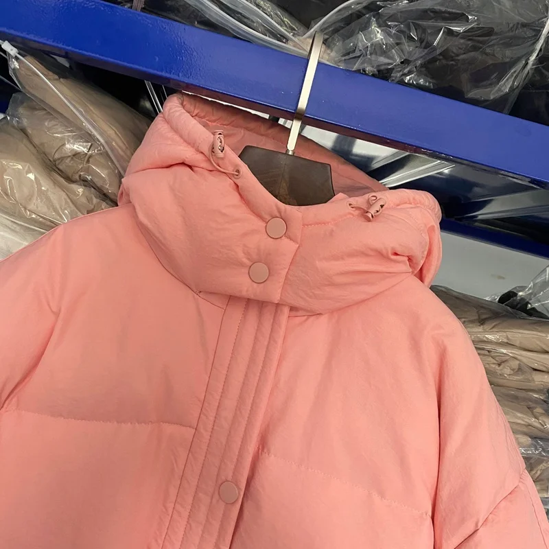 Новинка 2021 женская зимняя повседневная Свободная куртка выше колена на белом