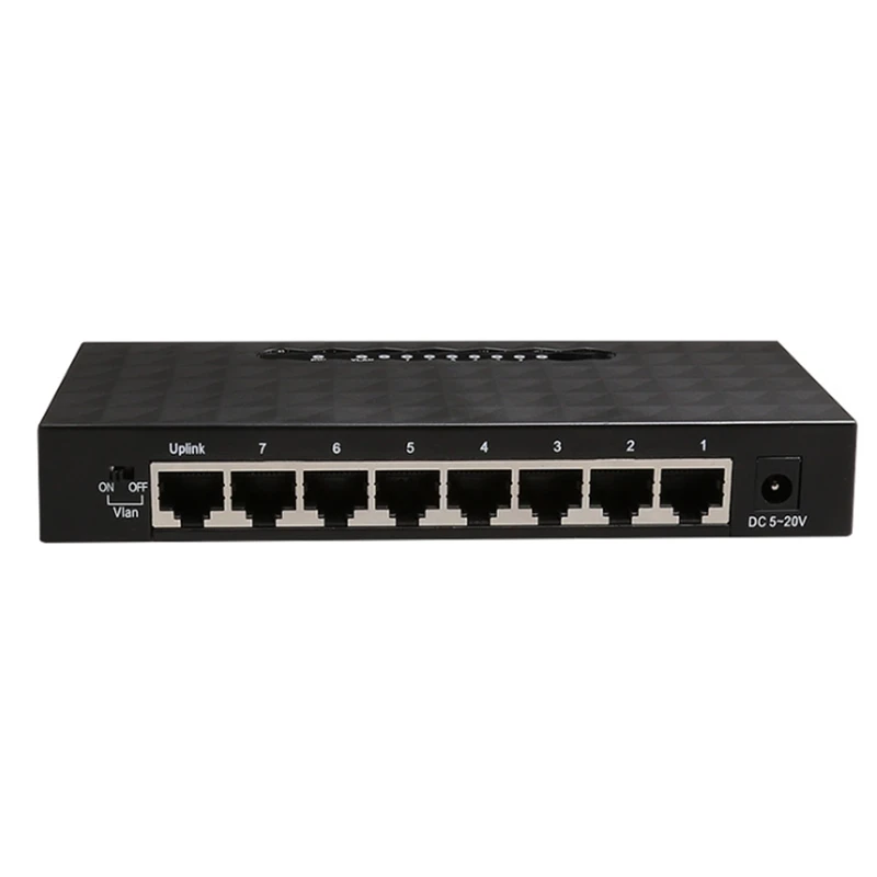 8 Порты и разъёмы гигабитный коммутатор сетевой Ethernet Смарт Vlan Gigabit Lan концентратор