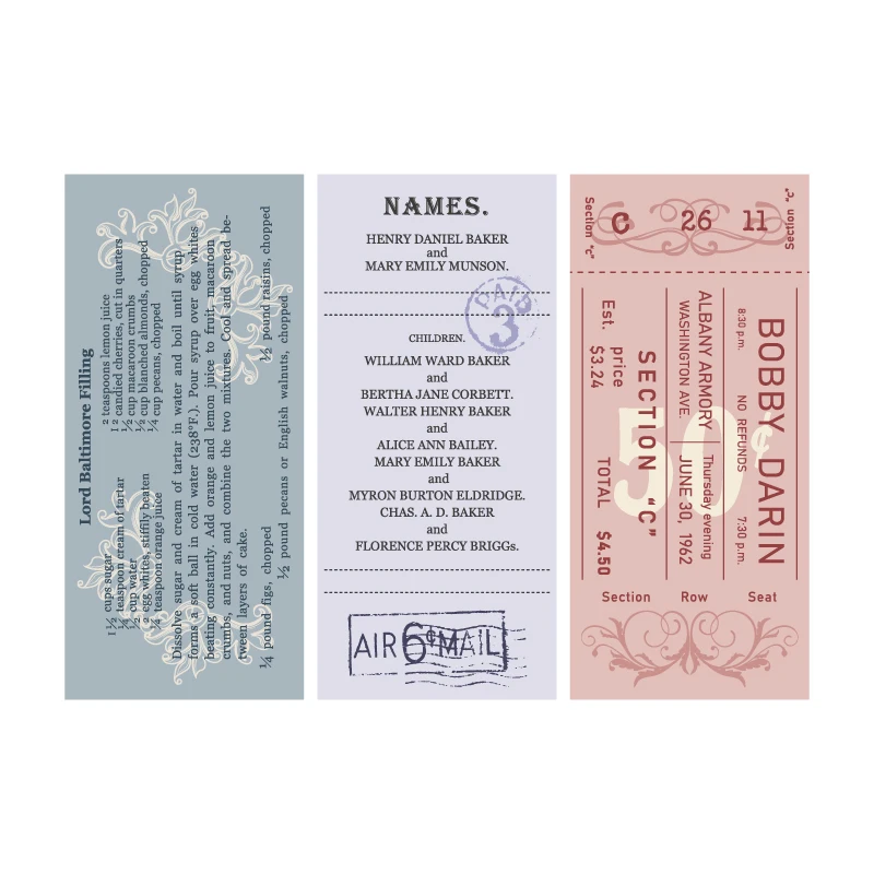 Dimi 50 листов блокнот для записей с изображением билета и обмена | Канцтовары офиса