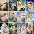 Алмазная 5d картина сделай сам, картина ангела, девушка, пейзаж, наборы для вышивки крестиком, картина, полная Алмазная мозаика, вышивка на стену, домашний декор