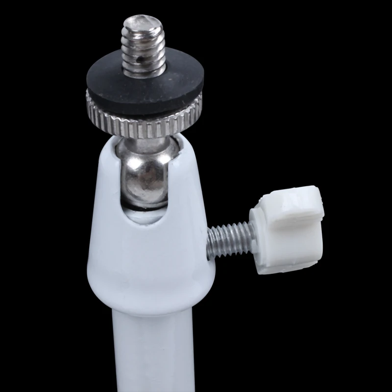 

White Metal Adjustable Angle Wall Mounted CCTV Camera Holder Bracket