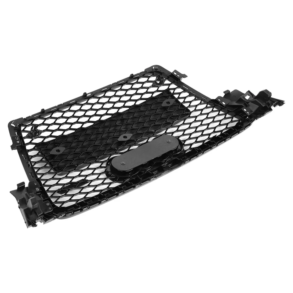 For RS4 Style 1 Set Black ABS Radiator Chrome Front Sport Hex Mesh Hood Grill Gloss Audi A4S4 B8 2009 2010 2011 2012 | Автомобили и