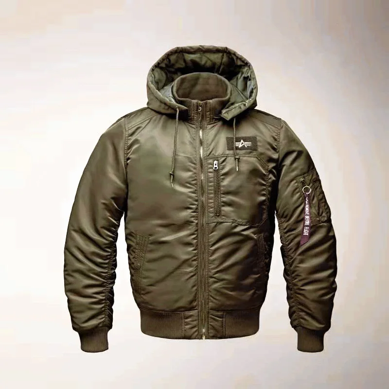 

Men's winter very stylish waterproof and windproof jacket, insulated with sintepon