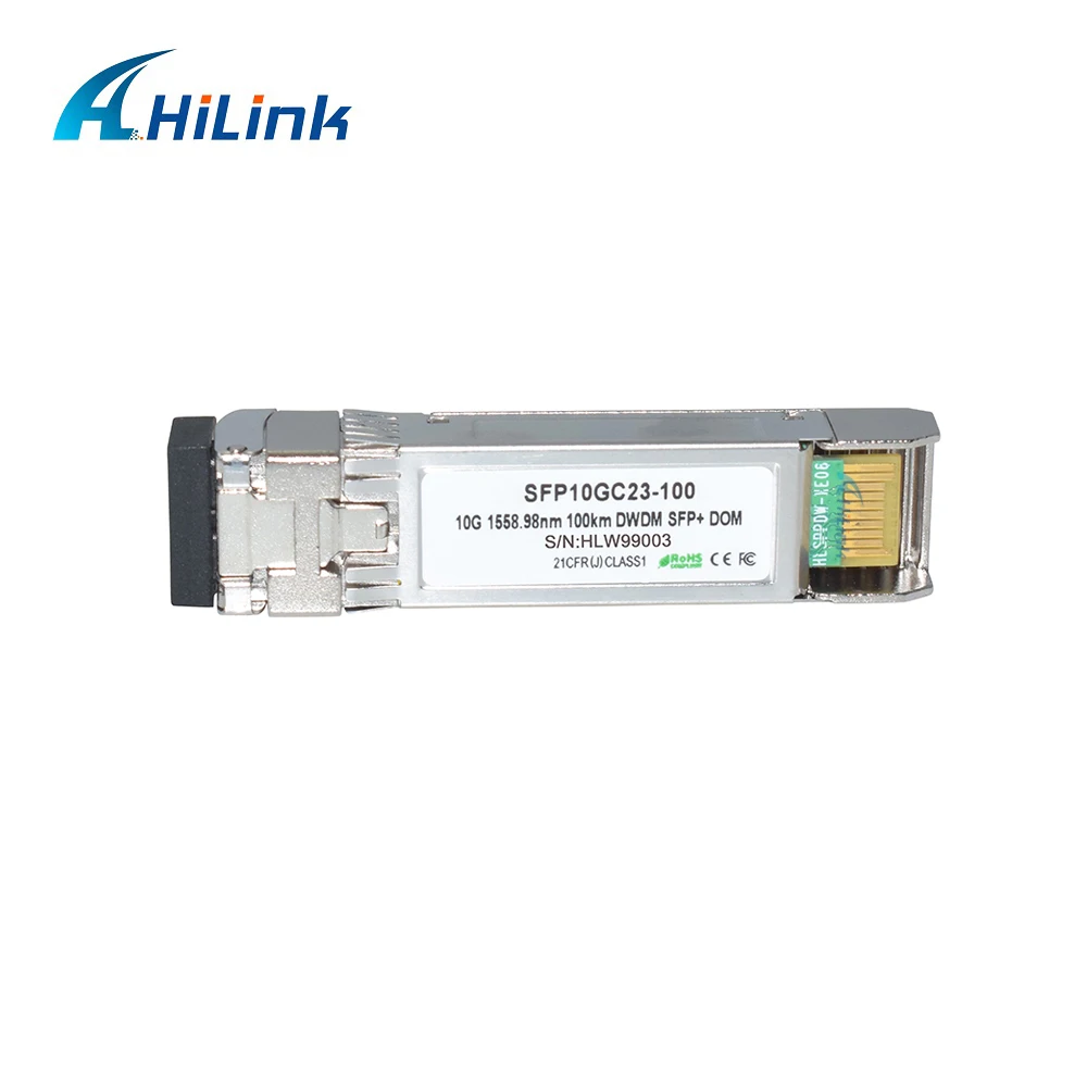 10G SFP + DWDM 1558.98nm C23 100km двойной LC DDM волоконно оптический модуль|Оптоволоконное