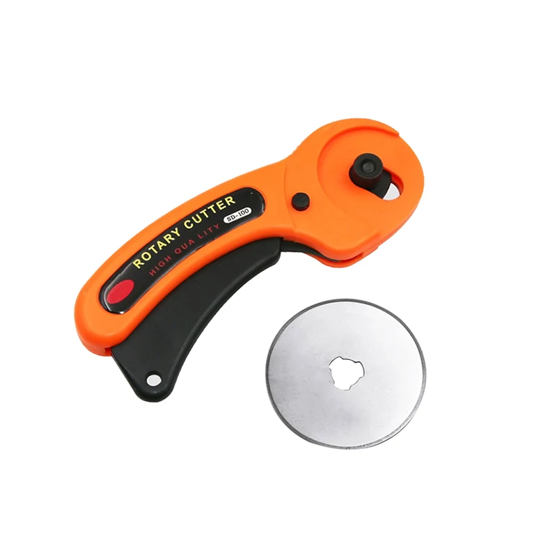 Роторный резак 28/45 мм роликовый для пэчворка круглый нож ткани кожи аксессуары