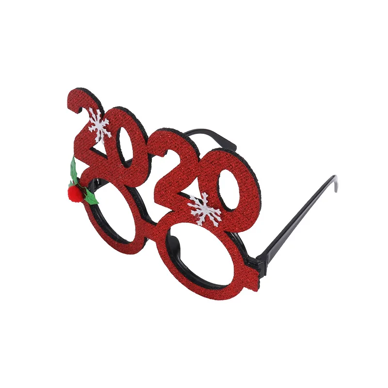 1pcs glasess H Новинка года, Фотофон с Новым годом, очки, реквизит для фотосессии, год, реквизит для фотосессии, рождественские украшения, вечерние принадлежности Navidad - Цвет: 1pcs glasess H