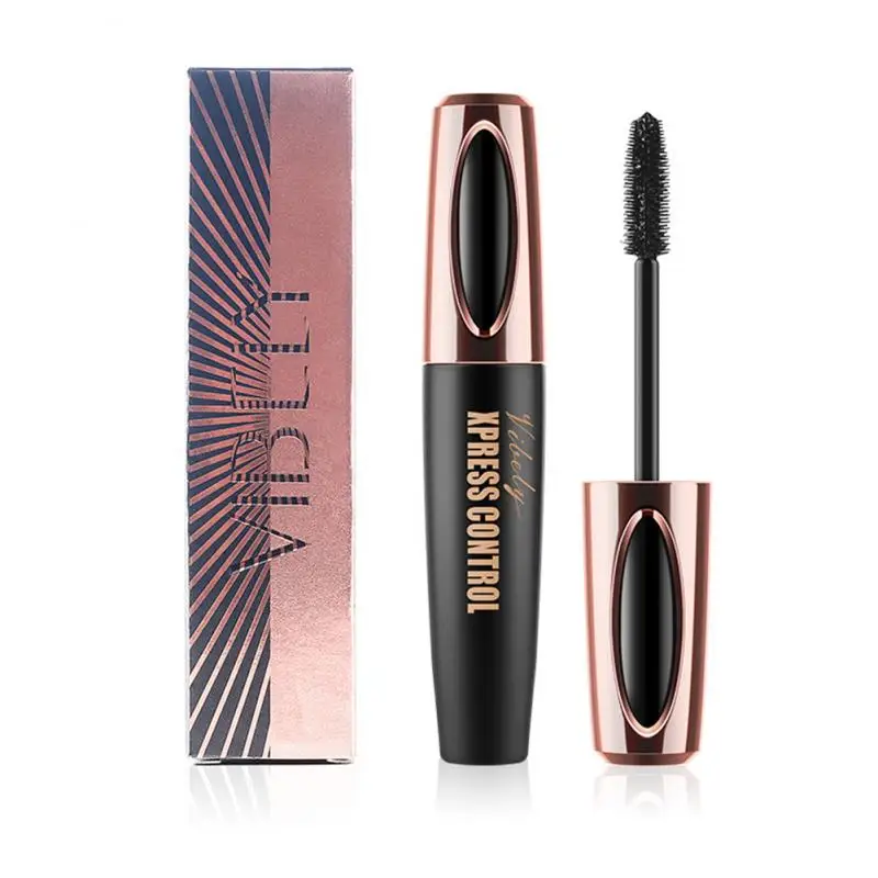 

1PC 4D Mascara Thick Curling Lengthening Extend Mascara Makeup Fiber Eyelash Waterproof Lasting Eyelashes Beauty Cosmetic TSLM1