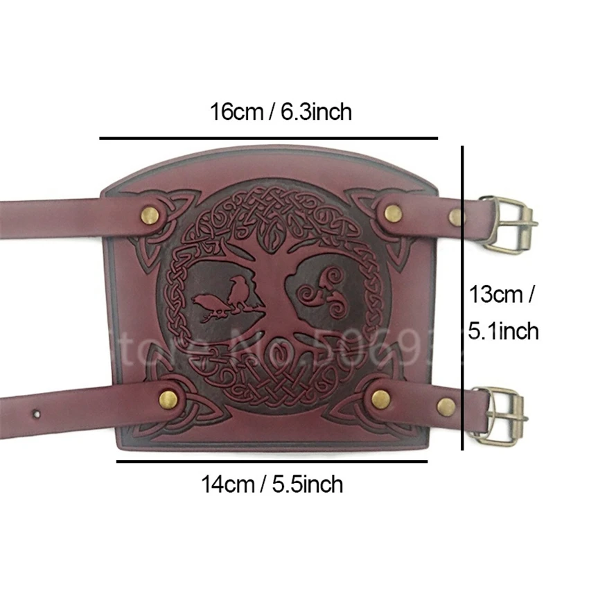 

Men Medieval Cosplay Armor Arm Warmers Lace-Up Viking Pirate Knight Gauntlet Wristband Bracer Steampunk Accessories Halloween