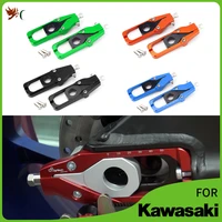 motorcycle cnc aluminum rear axle chain adjusters tensioners catena spool for kawasaki z900 2017 2018 2019 2020 2021 z 900