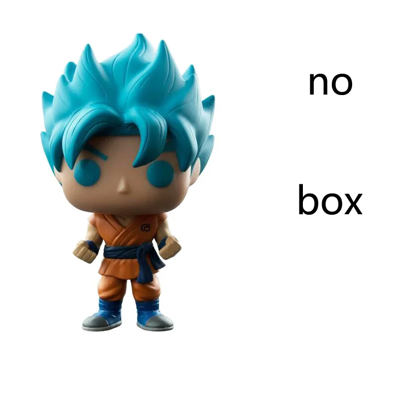 121 no box Funko Pop аниме Dragon Ball Z персонаж 10 см Милая виниловая Модель Куклы Фигурки игрушки - Цвет: 121 no box