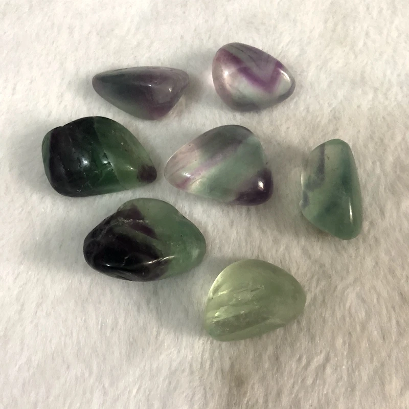 Оптовая продажа 4 шт./лот натуральный Радужный флюорит 6 + опущенный исцеляющий