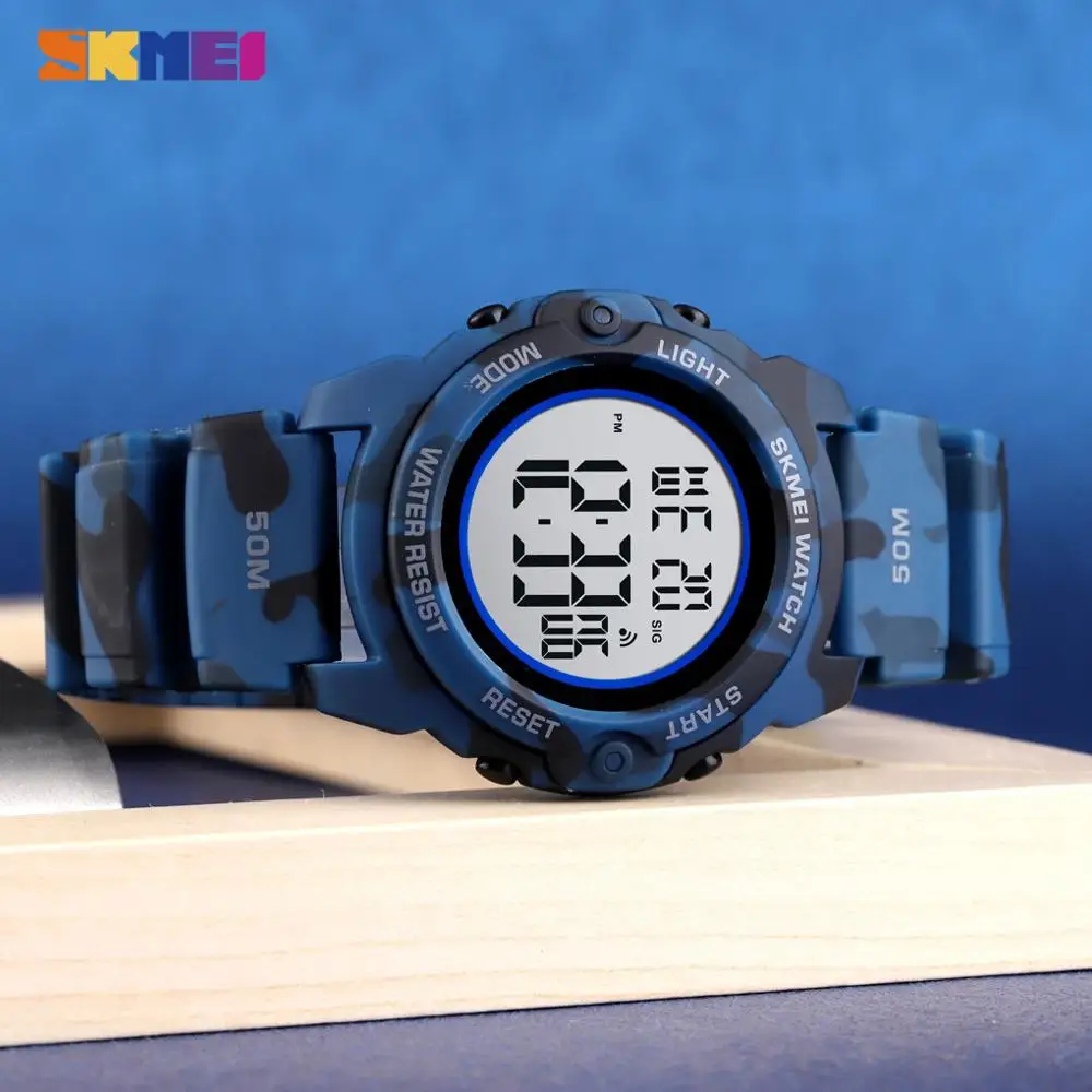 Цифровые часы SKMEI для мальчиков, для детей, водостойкие, камуфляжные, спортивные, наручные часы для мальчиков-подростков, 1574 от AliExpress RU&CIS NEW