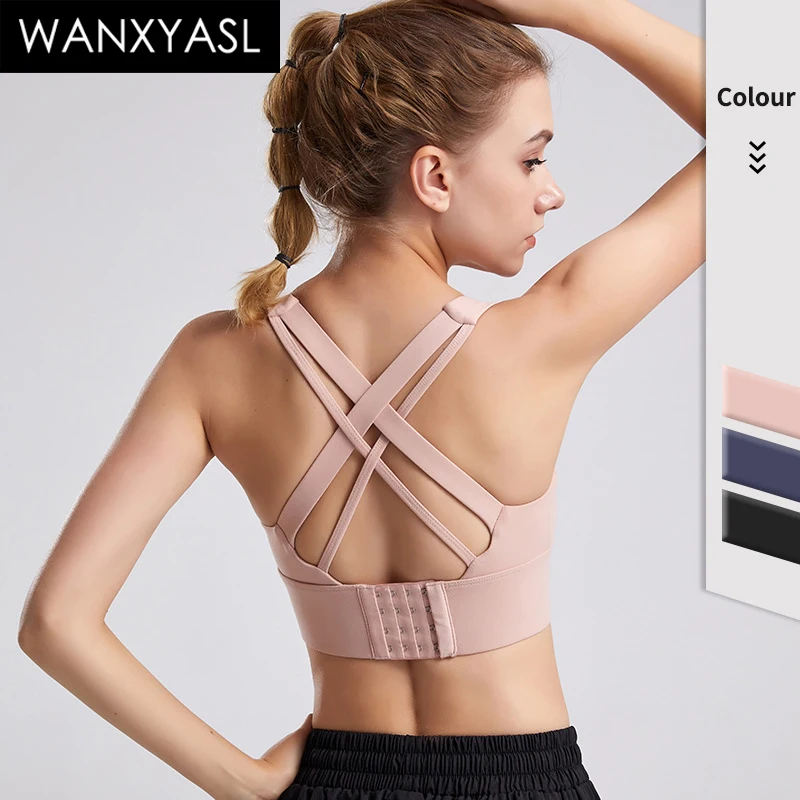 

S-3XL Hollow Out Women Yoga Sport Bra Breathable Fitness Running Vest sleep Underwear Padded Crop Tops Underwear gym top bras