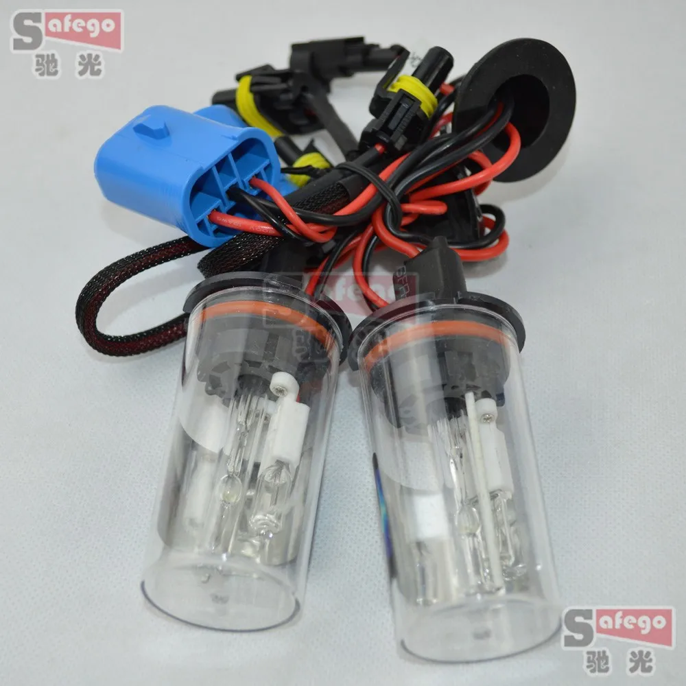 Safego 35 Вт HB5 9003 9004 9007 ксеноновые фары с переключением между дальним и светодиодные лампы для автомобиля лампочки для мотоцикла