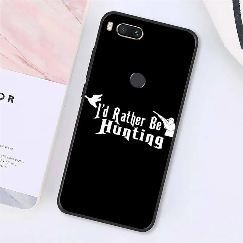 

Hunting animal and fishing man Phone Case For Xiaomi Redmi note 7 8 9 t max3 s 10 pro lite Luxury brand shell funda coque