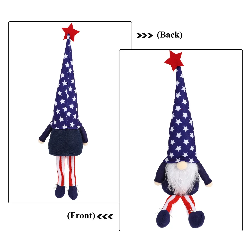 

1pc Independence Day Gnome Doll Ornament Home Desktop Decoration Home Decor