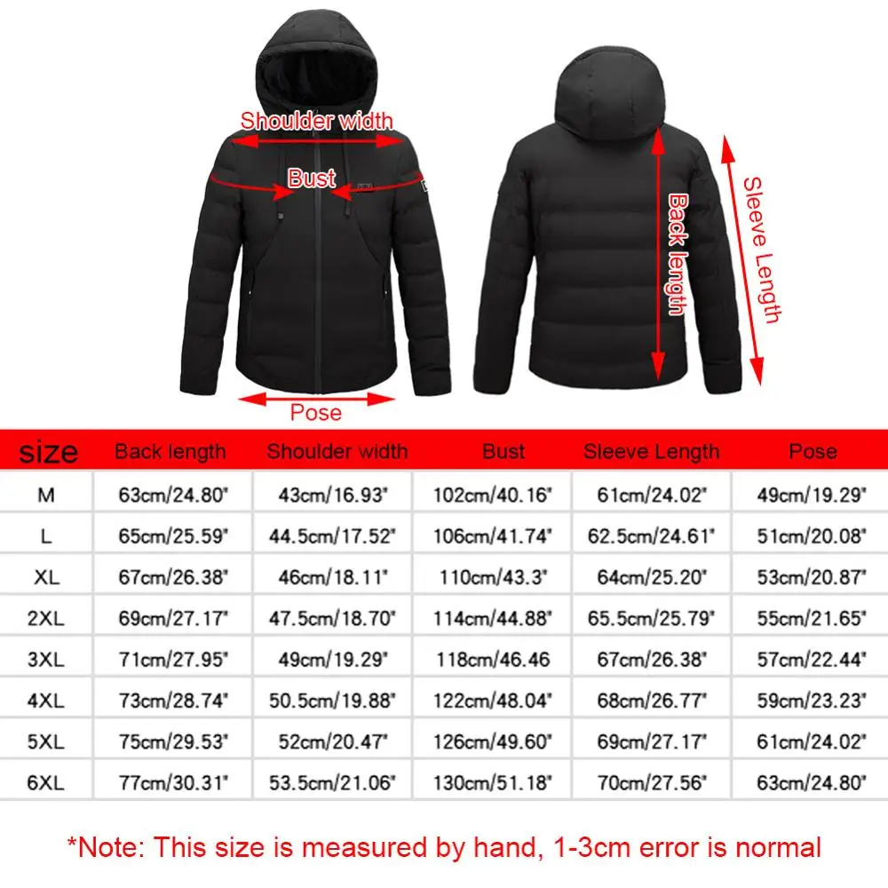

Fashion Men 9 Zone Electric Heated Jacket Heating Waistcoat Usb Thermal Warm Cloth Feather Hot Sale Plus Size Winter Jacket