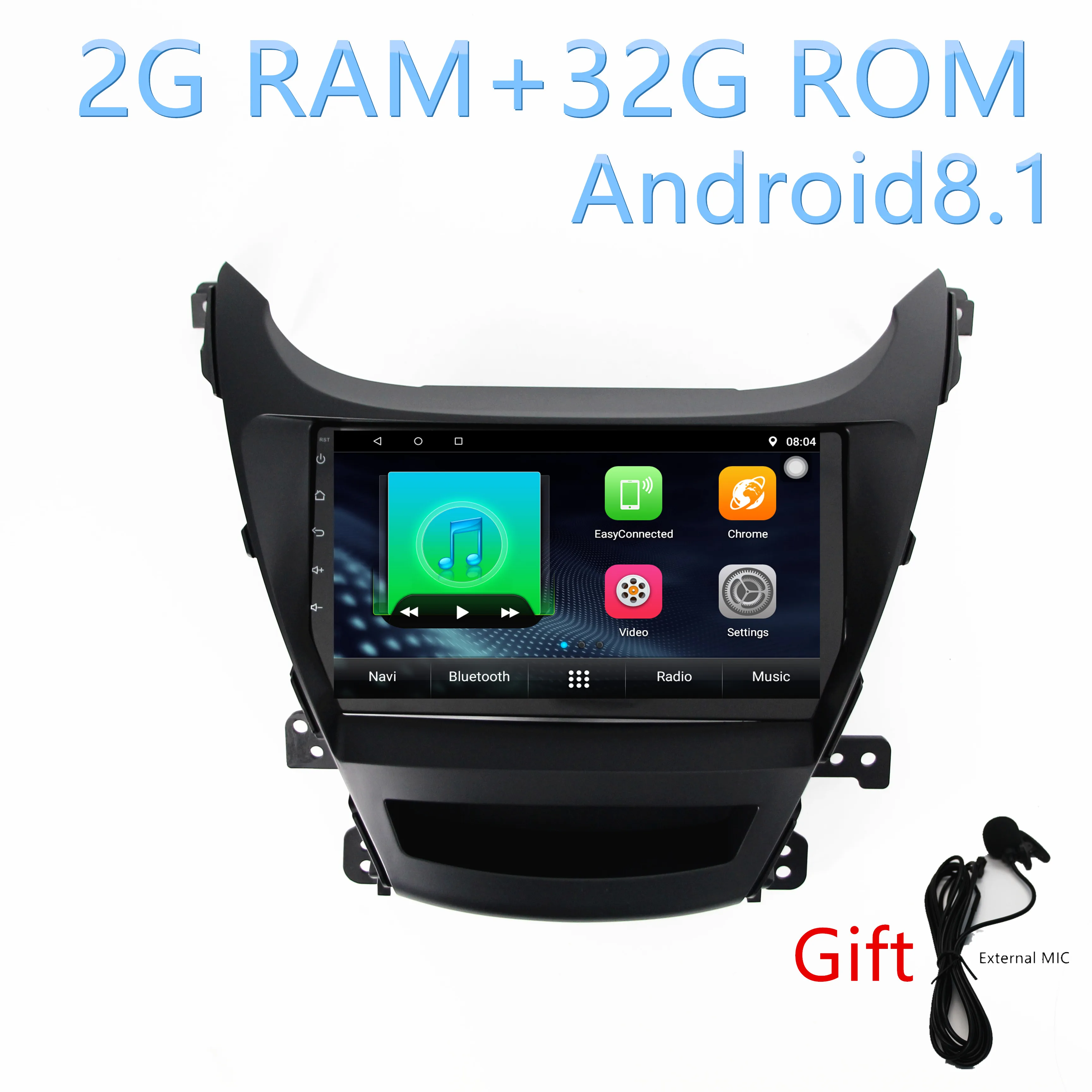 Автомобильный мультимедийный плеер 1DIN Android 2014 2 ГБ + 32 с gps Навигатором стерео Bluetooth