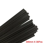 Прутки для сварки из полипропилена (2,5 мм), черные, упаковка 300 мм х 30 шт.принадлежности треугольной формы