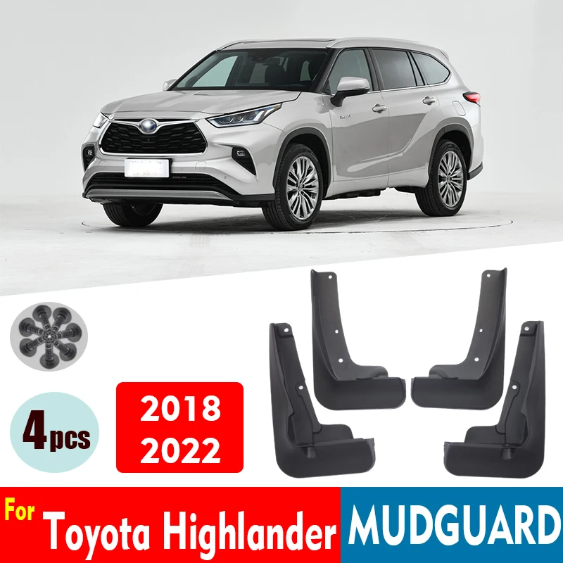 Брызговики автомобильные для Toyota Highlander 2021 2022 грязезащитные брызговик всплеск