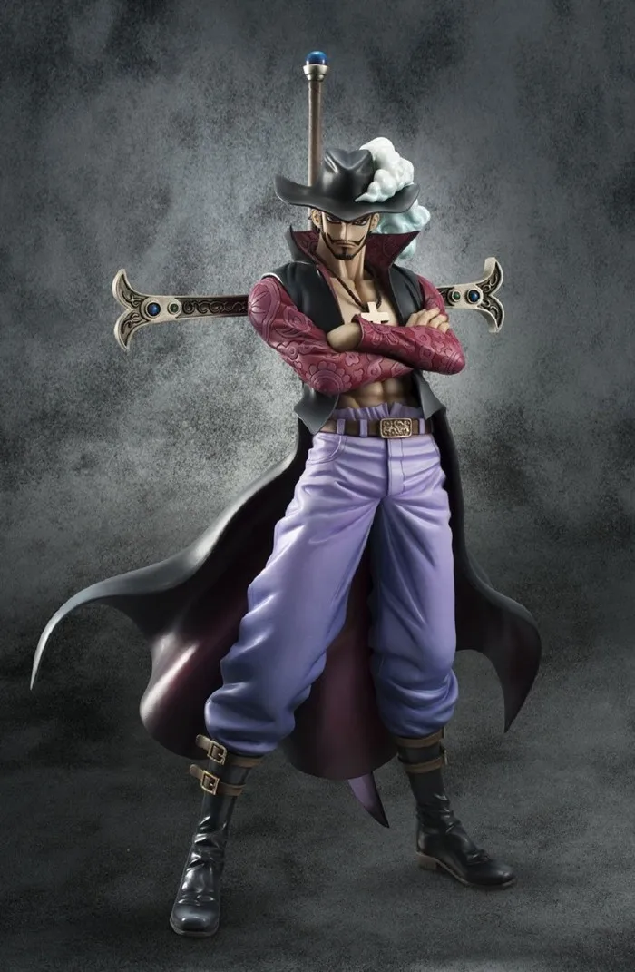 Новинка J.G chen Аниме one piece Dracule Mihawk eye ПВХ фигурка Коллекция Модель игрушки 26 см горячая распродажа
