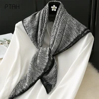 ptah fashion silk scarf ladies banquet softer comfortable scarf temperament digital printed large scarf high quality 17653cm