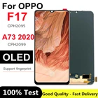 ЖК-дисплей 6,44 дюйма OLED для OPPO A73 2020, сенсорная панель, дигитайзер для Oppo F17 2020, CPH2095A73, CPH2099, ЖК-дисплей