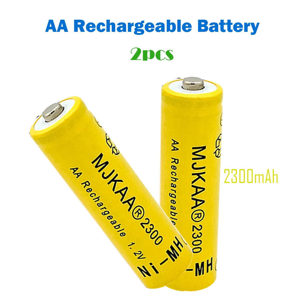 

2/4/6/8PCS AA 1.2V 2300mAh NI-MH Rechargeable Battery High Quality 2A Rechargerable Batteries For Remote Control Pre-Charged