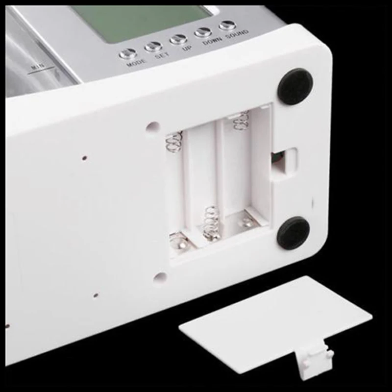 

Home Aquarium Small Fish Tank USB LCD Desktop Lamp Light LED Clock White