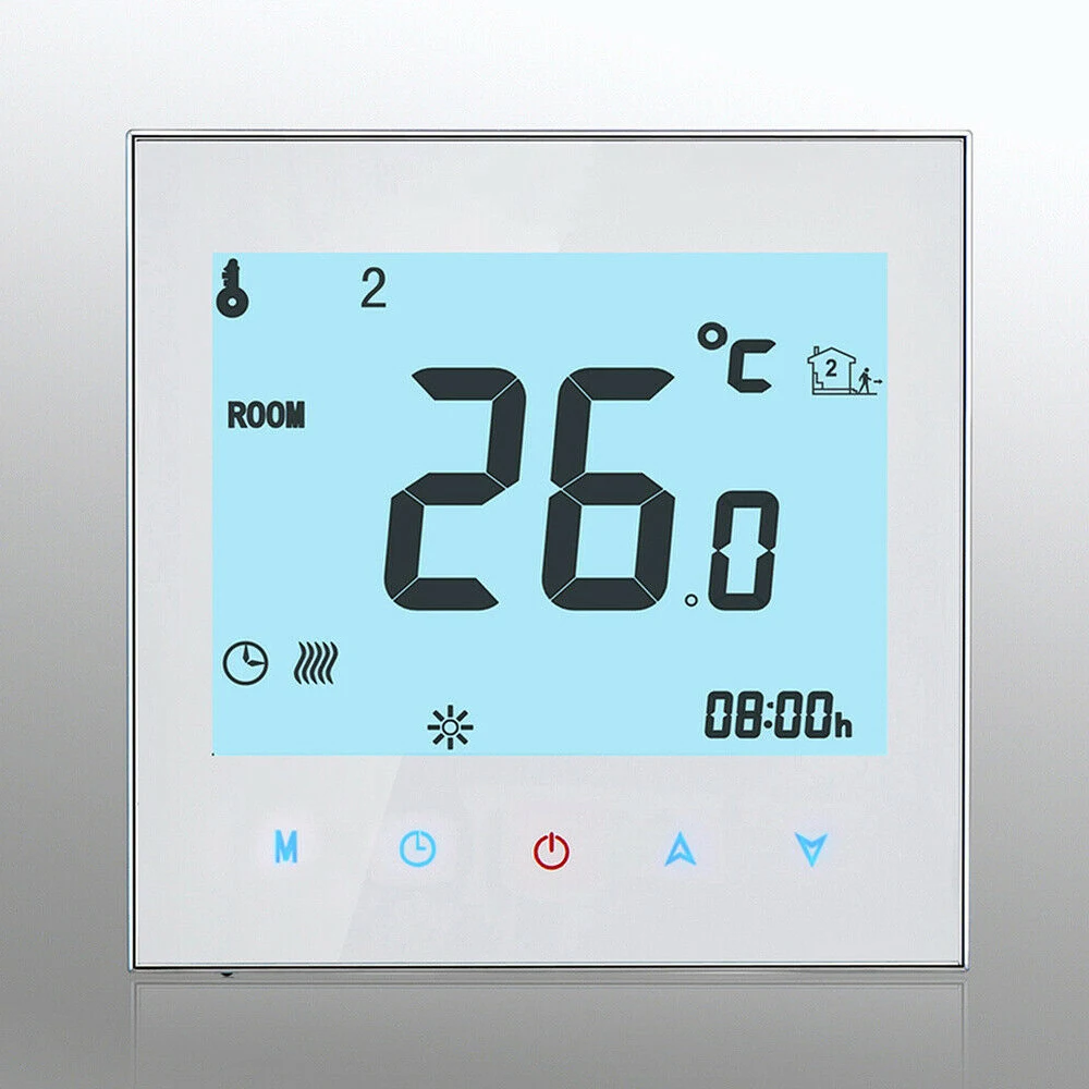 Новый цифровой ЖК-дисплей с сенсорным экраном термостат для подпольного