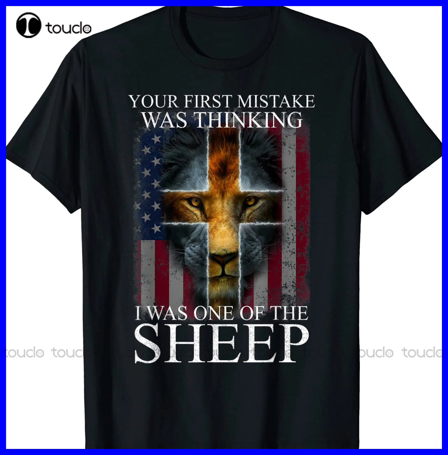 

Lion Your First Mistake Was Thinking I Was One Of The Sheep T Shirt Graphic T Shirt Custom Aldult Teen Unisex Fashion Funny New