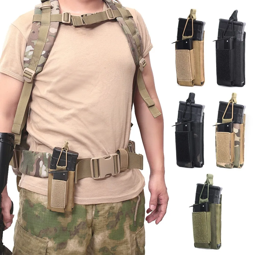

Multifunctional Military Fan 5.56/9mm Two-piece Universal Cartridge Case Quick Pull Tool Bag Wojao11
