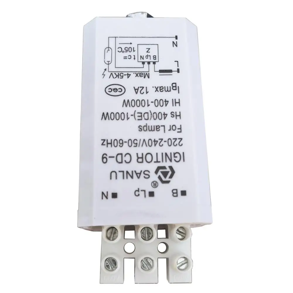 Sanlu CD 9 Ignitor электронные триггеры для сценических огней Hs 400(DE) 1000 Вт HQI HPS/MH 220 240 В/50 60