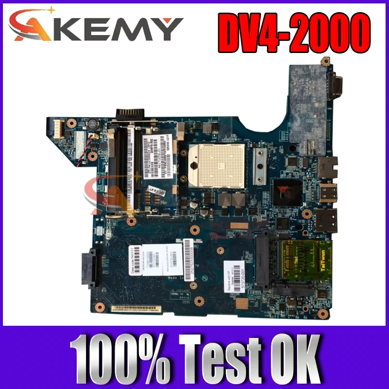 

AKemy598091-001 LA-4117P для струйного принтера HP PAVILION DV4-2000 материнская плата 216-0752001 DDR2