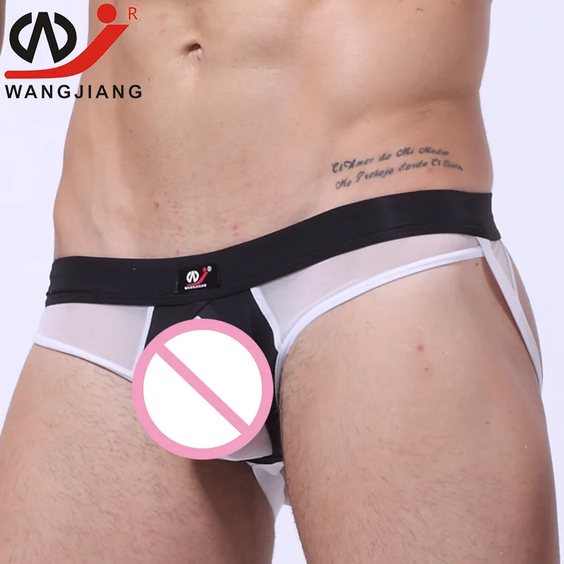 Эротические прозрачные стринги WJ Jockstrap гейские мужские для геев мужское нижнее