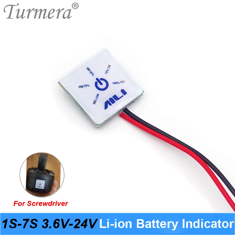 Индикатор аккумулятора 1S 4 2 V 2S 8 3S 12 6 4S 21V 6S 16 24V модуль дисплея емкости литиевой